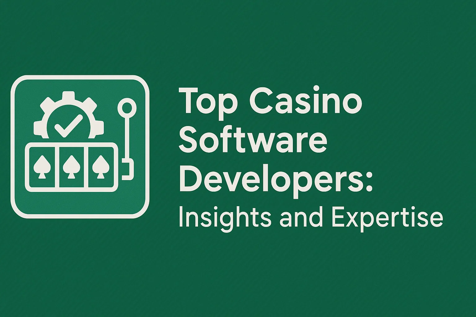 Top Casino Software Developers: Insights and Expertise